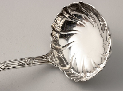 Tiffany Sterling Silver Indian Chrysanthemum Soup Ladle